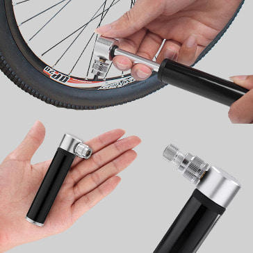 자전거 타이어 휴대푱 고압 미니 펌프